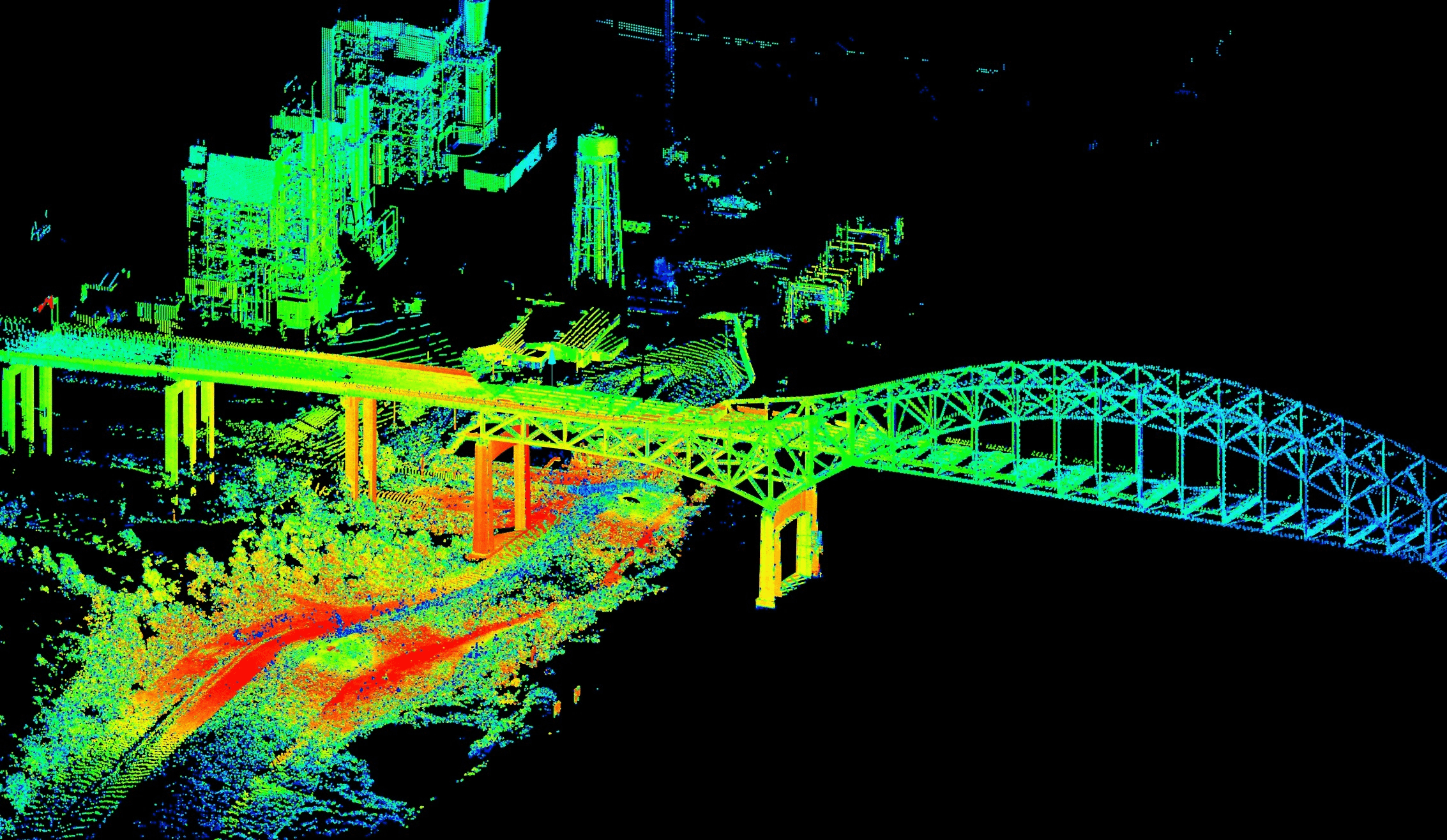 LiDAR processing in ENVI – figure 1